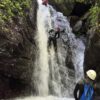 canyoning mezzanello: calata in corda dalla cascata sul torrente mezzanello in calabria