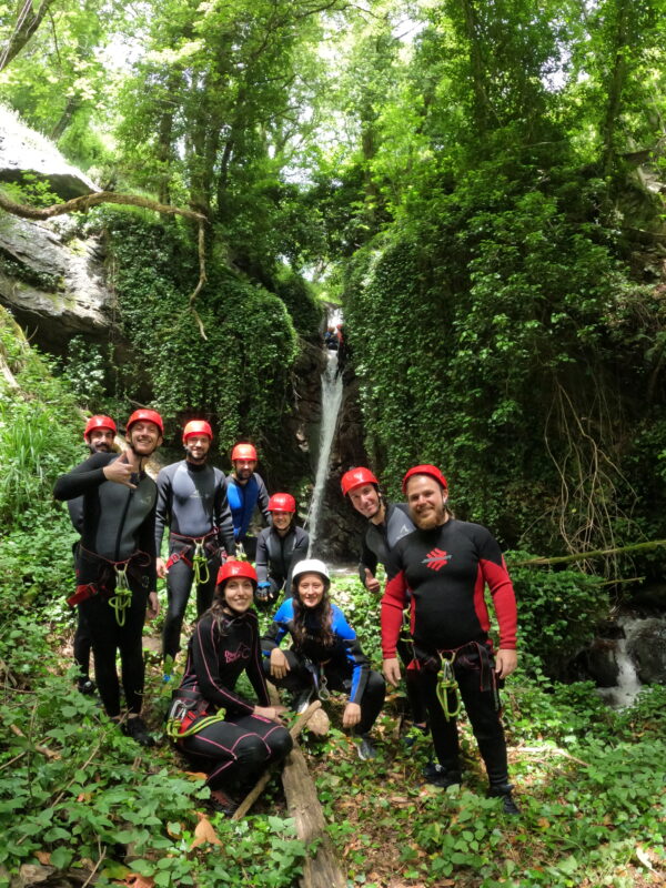 canyoning mezzanello - foto gruppo