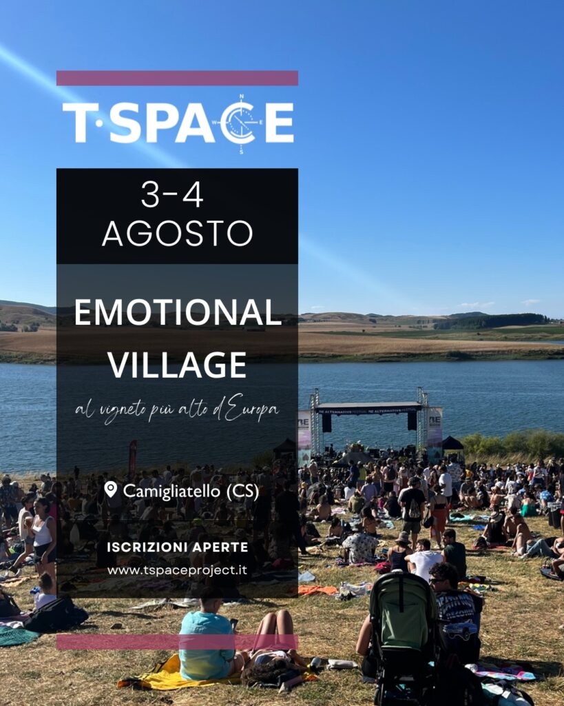 locandina emotional village 3-4 agosto 2024 sul lago cecita