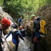 academy: introduzione al canyoning - progressione in torrente jannello in calabria